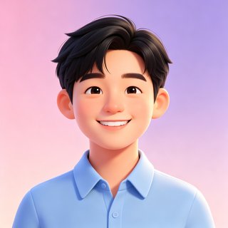 viggleai 阳光暖心型人设学长的卡通头像